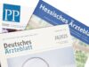 Titelblattaufnahme der Zeitschriften Deutsches Ärzteblatt, PP und Hessisches Ärzteblatt
