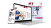 von Print-Ausgabe der MT im Dialog, Tablet und Smartphone mit Anzeige von mtdialog.de