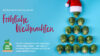 Motiv der Weihnachtskampagne 2024 des Deutschen Ärzteverlages: Rosenkohl-Kugeln bilden einen Tannenbaum
